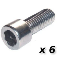 6 Vis M5 X12 Mm