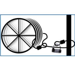 Antivol Cobra 2 Mètres Câble Long ABUS -Vélo Accessoires Boutique antivol cobra 2 metres cable long abus full 3