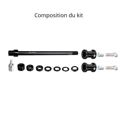 Axe De Roue Pour Fixation Remorque Topeak Journey Trailer TX 5 Axe De Roue Pour Fixation Remorque Topeak Journey Trailer TX – Image 5