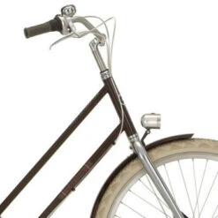 Eclairage Avant Rétro Chromé Sur Fourche De Vélo Néro -Vélo Accessoires Boutique eclairage avant retro chrome sur fourche de velo nero full 3