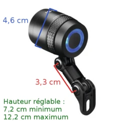 Busch-mueller Eclairage Vélo 100 Lux Sur Fourche IQ-X Noir Busch And Muller -Vélo Accessoires Boutique eclairage velo 100 lux sur fourche iq x noir busch and muller full 6