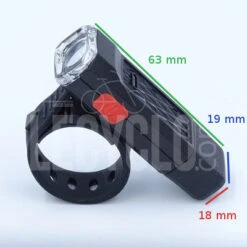 Feu Avant LED étanche Micro USB -Vélo Accessoires Boutique feu avant led etanche micro usb full 5