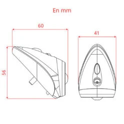 Feu Dynamo Arrière Vintage Sur Garde Boue Vélo NR 9 Spanninga -Vélo Accessoires Boutique feu dynamo arriere vintage sur garde boue velo nr 9 spanninga full 6