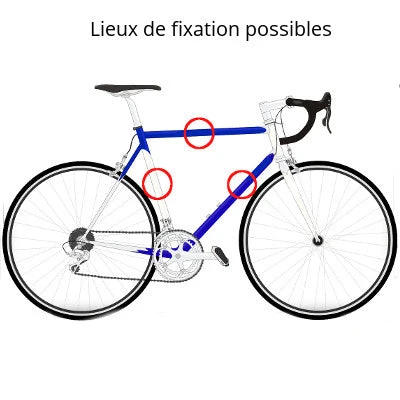 Fixation Sur Cadre Pour Antivol U Compatible Abus USH 540 2 Fixation Sur Cadre Pour Antivol U Compatible Abus USH 540 – Image 2