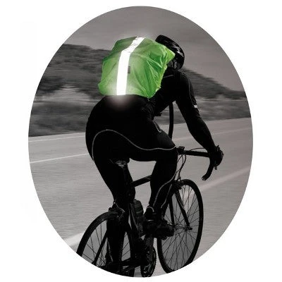 Housse Jaune Réfléchissant Pour Sac à Dos Du Cycliste Ou Piéton – Image 2