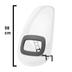 Pare Brise Vélo Pour Siège Bobike One+ Mini -Vélo Accessoires Boutique pare brise velo pour siege bobike one mini gris full 3