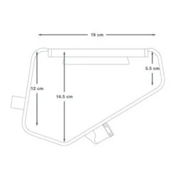 Poche D'hydratation 1.5L Pour Sacoche Gravel Frame Pack Apidura -Vélo Accessoires Boutique poche d hydratation 1 5l pour sacoche gravel frame pack apidura full 6