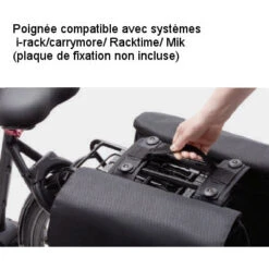 Poignée Additionnelle Pour Sacoche Double Vélo Basil -Vélo Accessoires Boutique poignee additionnelle pour sacoche double velo basil full 3