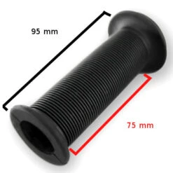 Point Poignées Noires Pour Vélo Enfant 95 Mm -Vélo Accessoires Boutique poignees noires pour velo enfant 95 mm full 3