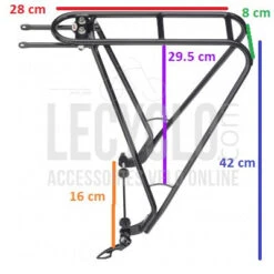 Porte-bagage Arrière De Vélo 28 Pouces TUBUS - DISCO -Vélo Accessoires Boutique porte bagage arriere de velo 28 pouces tubus disco full 3