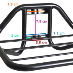 Porte Bagage De Vélo Avant Large Steco -Vélo Accessoires Boutique porte bagage de velo avant large steco full 3