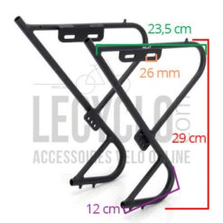 Porte Bagages Avant Vélo 26 à 28 Pouces Lowrider LR-F02 XLC -Vélo Accessoires Boutique porte bagages avant velo 26 a 28 pouces lowrider lr f02 xlc full 3