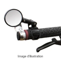 M-Wave Rétroviseur Vélo Articulé Miroir Convexe 4,7 Cm -Vélo Accessoires Boutique retroviseur velo articule miroir convexe 4 7 cm full 3