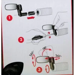 Rétroviseur Vélo Spin Zefal -Vélo Accessoires Boutique retroviseur velo spin zefal full 4