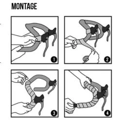 Bike Ribbon Ruban Pour Cintre De Vélo Cork Plus Uni Noir - BikeRibbon -Vélo Accessoires Boutique ruban pour cintre de velo cork plus uni noir bikeribbon full 5