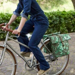 Sacoche Double étanche Pour Vélo 32 L Ever Green Basil -Vélo Accessoires Boutique sacoche double etanche pour velo 32 l ever green basil full 6