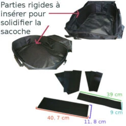 M-Wave Sacoche Triple De Cyclotourisme -Vélo Accessoires Boutique sacoche triple de cyclotourisme full 5