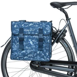 Sacoche Vélo Double 35 L Wanderlust Bleu Indigo Basil -Vélo Accessoires Boutique sacoche velo double 35 l wanderlust bleu indigo basil full 5