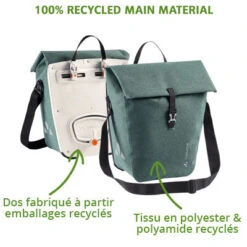 Sacoche Vélo Vaude ReCycle Pro 22L Sur Porte-bagages Arrière -Vélo Accessoires Boutique sacoche velo vaude recycle pro 22l sur porte bagages arriere full 6