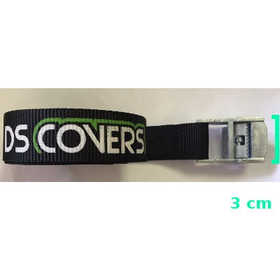 Sangles De Serrage 4m X 2.5cm Pour Vélo - Lot De 2 2 Sangles De Serrage 4m X 2.5cm Pour Vélo - Lot De 2 – Image 2