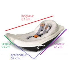 Siège Bébé Coque Weber Pour Remorques Vélo Enfant -Vélo Accessoires Boutique siege bebe coque weber pour remorques velo enfant full 4