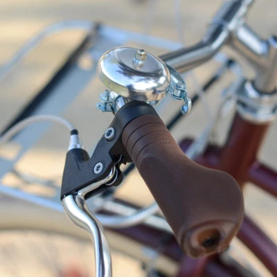 Sonnette De Vélo Au Look Ancien Couleur Argent 57 Mm 2 Sonnette De Vélo Au Look Ancien Couleur Argent 57 Mm – Image 2