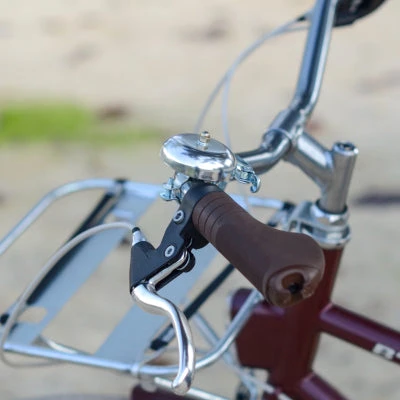 Sonnette De Vélo Au Look Ancien Couleur Argent 57 Mm 3 Sonnette De Vélo Au Look Ancien Couleur Argent 57 Mm – Image 3