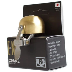 Sonnette Vélo Or Mat E-ne Crane -Vélo Accessoires Boutique sonnette velo or mat e ne crane full 4