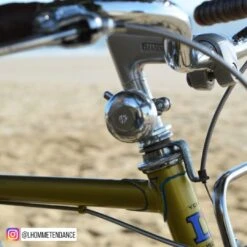 Sonnette De Vélo Au Look Ancien Couleur Argent 57 Mm 11 Sonnette De Vélo Au Look Ancien Couleur Argent 57 Mm -Vélo Accessoires Boutique sonnette velo vintage argent